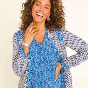 NEW! Chico's Tweed Full Zip Jacket SZ 12/14